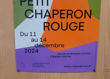 La classe de 2de Bac Pro MAMA assiste à la représentation « Le petit Chaperon rouge » de Céleste Germe par la compagnie « Das Plateau »