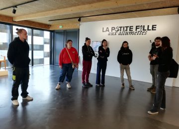 La classe de Tle BMA Ebéniste visite le FRAC de Franche-Comté