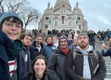 La classe de Tle BMA Ebéniste en sortie pédagogique à Paris