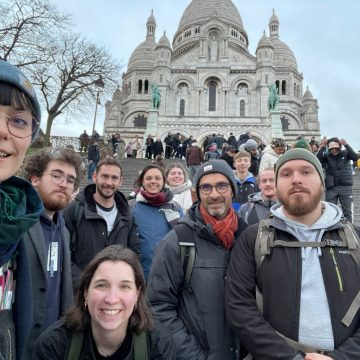 La classe de Tle BMA Ebéniste en sortie pédagogique à Paris